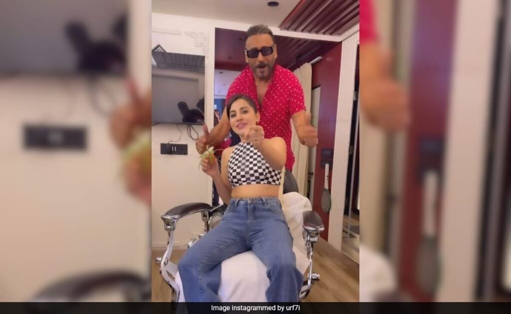 उओरफ़ी जावेद ने जैकी श्रॉफ के साथ LOL वीडियो साझा किया: "टाइगर श्रॉफ के भाई से मिला"