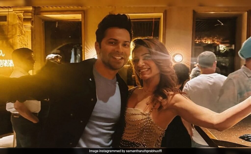 पर गढ़: हनी बनी सक्सेस बैश, सामंथा रुथ प्रभु और वरुण धवन ने डांस किया नैन मटक्का