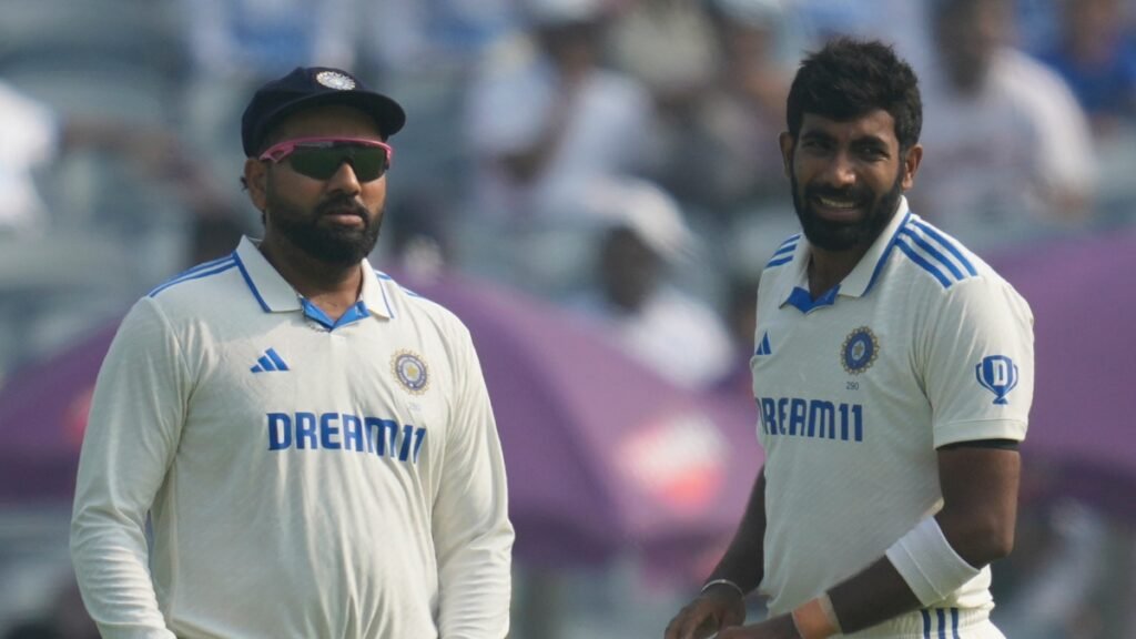 रोहित से नहीं कह सकता ‘मैं ही कर लेता हूं’: एक मैच के लिए कप्तान बनने पर बुमराह का मजेदार जवाब – देखें रोहित से नहीं कह सकता 'मैं ही कर लेता हूं': एक मैच के लिए कप्तान बनने पर बुमराह का मजेदार जवाब - देखें