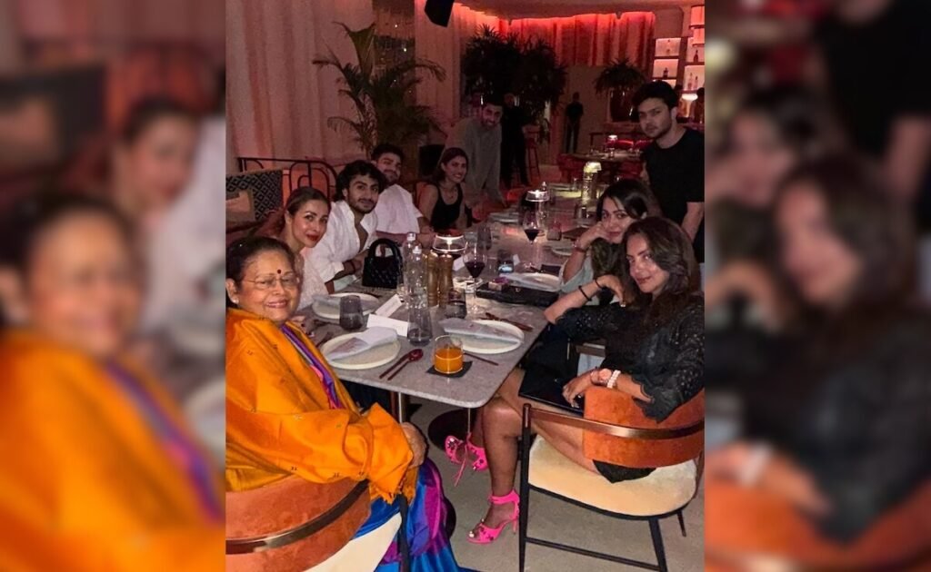सीमा सजदेह और मलायका अरोड़ा अर्पिता खान के रेस्तरां मर्सी में पहुंचीं