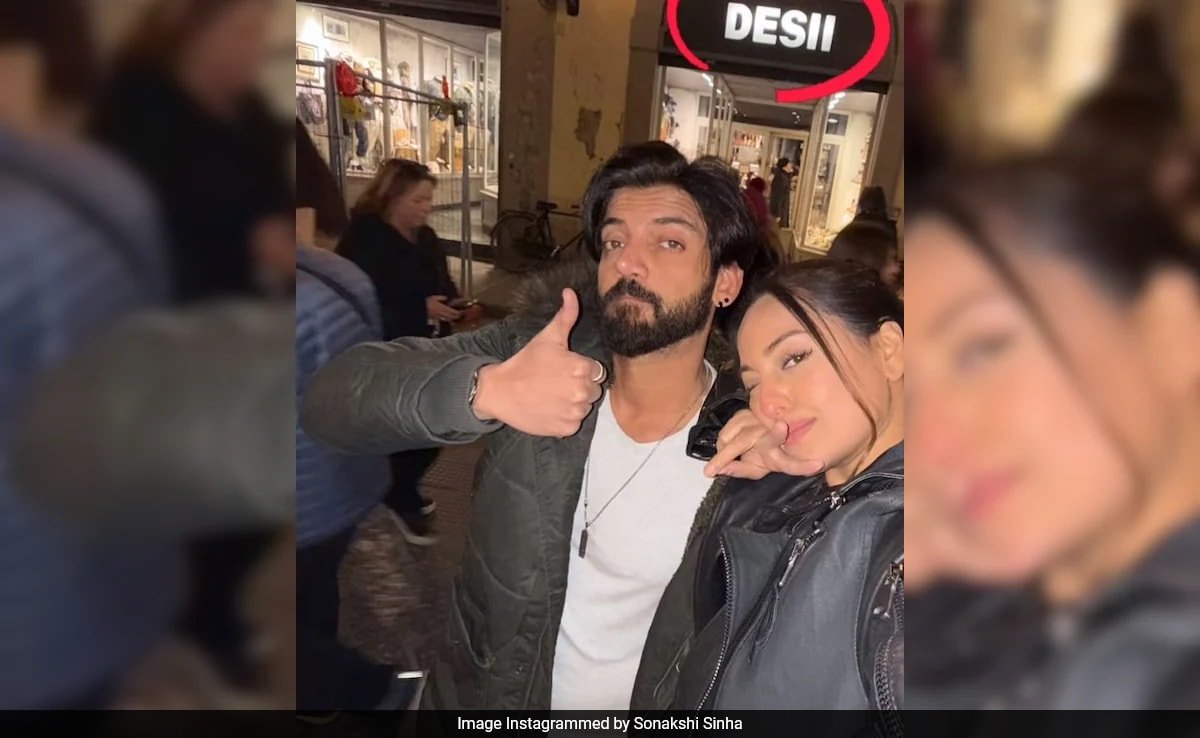 सोनाक्षी सिन्हा और जहीर इकबाल का "सिली पोस्टकार्ड फ्रॉम फ्लोरेंस" 5वें महीने का जश्न (वर्सरी)