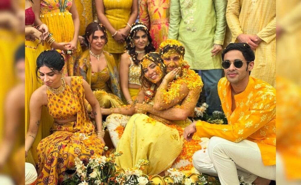 अनुराग कश्यप की बेटी आलिया कश्यप और शेन ग्रेगोइरे हल्दी समारोह के अंदर। बोनस - BFF ख़ुशी कपूर