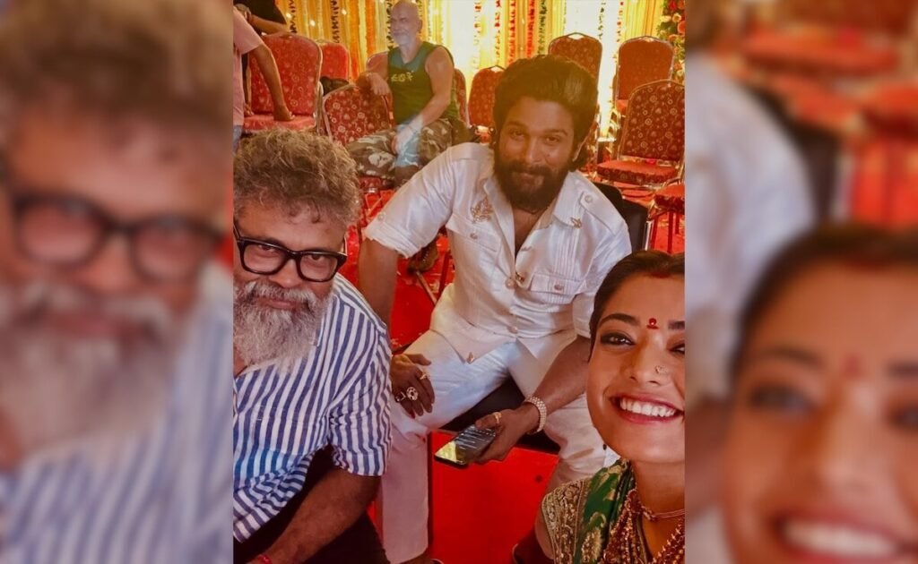 पुष्पा 2:रश्मिका मंदाना ने सेट से बीटीएस तस्वीरें साझा कीं। बोनस - अल्लू अर्जुन
