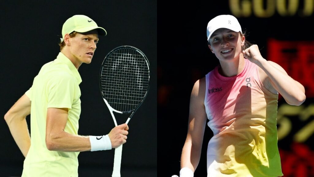 ऑस्ट्रेलियन ओपन 2025: जननिक सिनर, इगा स्विएटेक चौथे दौर में पहुंचे, स्वितोलिना ने पाओलिनी को हराया ऑस्ट्रेलियन ओपन 2025: जननिक सिनर, इगा स्विएटेक चौथे दौर में पहुंचे, स्वितोलिना ने पाओलिनी को हराया