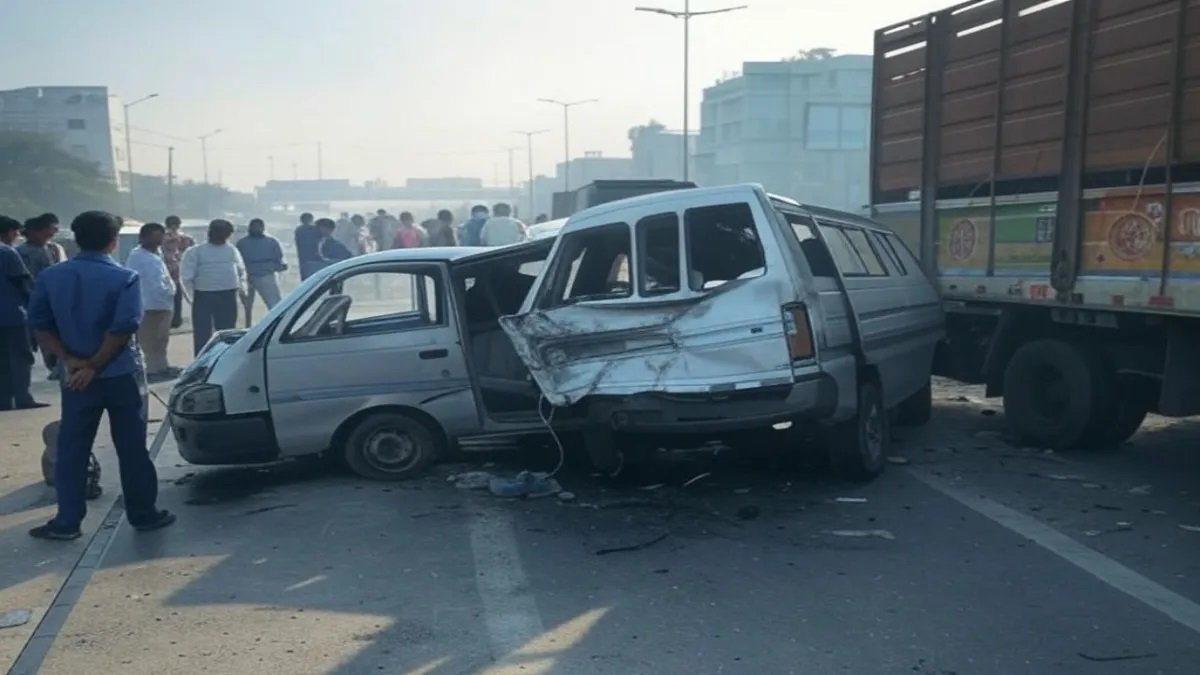 नौ मारे गए, पंजाब के फेरोज़पुर में ट्रक में पिक-अप वैन राम के बाद कई अन्य घायल हो गए