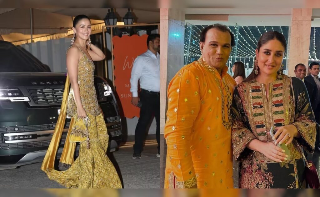 AADAR JAIN-ALEKHA ADVANI के मेहंदी समारोह के अंदर: आलिया भट्ट, करीना कपूर, और कपूर कबीले रात दूर