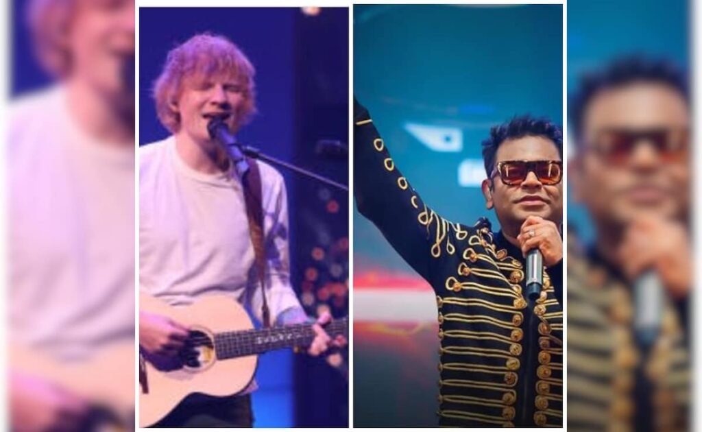 क्रेजी वायरल: एड शीरन और एआर रहमान प्रदर्शन आप का आकार और उर्वशी। घड़ी