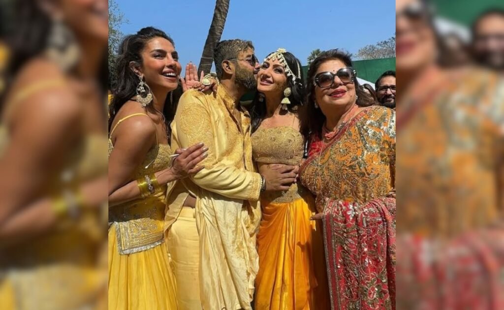चोप्रस के साथ रखना: भाई सिद्धार्थ के हल्दी समारोह से प्रियंका चोपड़ा की अकाल-जाम तस्वीरें