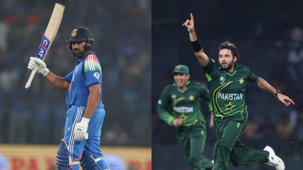 रोहित शर्मा की आंखें शाहिद अफरीदी के विश्व रिकॉर्ड के रूप में भारत के रूप में चैंपियंस ट्रॉफी 2025 के लिए गियर अप रोहित शर्मा की आंखें शाहिद अफरीदी के विश्व रिकॉर्ड के रूप में भारत के रूप में चैंपियंस ट्रॉफी 2025 के लिए गियर अप