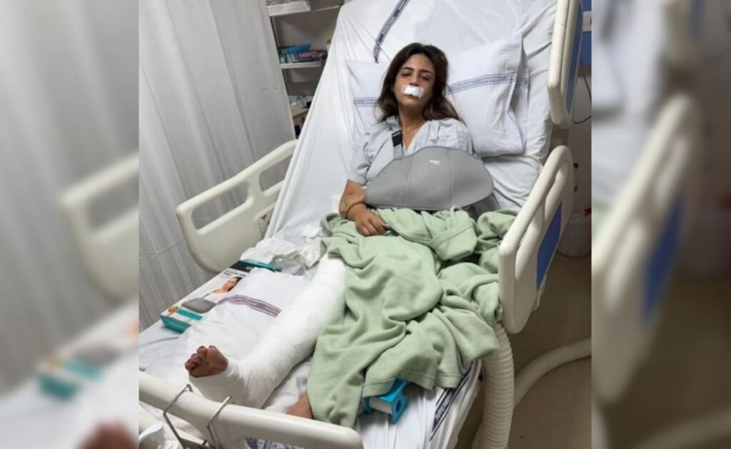 सलमान खान की राखी बहन श्वेता रोहिरा ने प्रमुख दुर्घटना के बाद तस्वीरें साझा कीं: "फ्रैक्चर वाली हड्डियों, चोटों और ..."