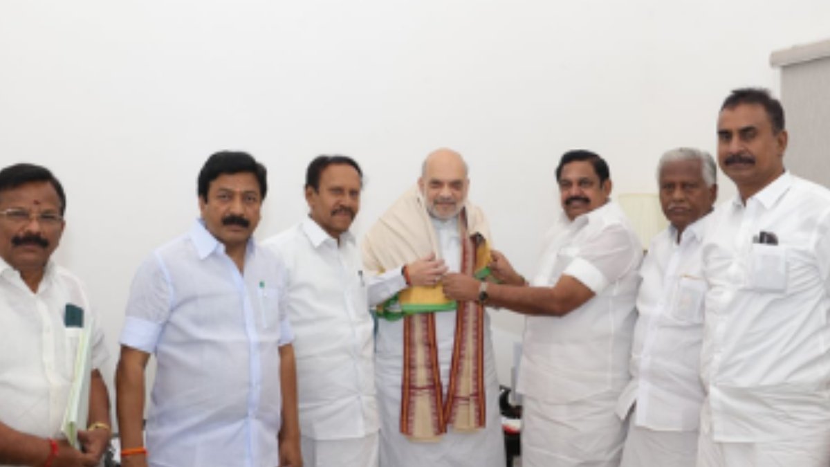 AIADMK-BJP गठबंधन वापस ट्रैक पर? पलानीस्वामी ने तमिलनाडु पोल से आगे अमित शाह से मुलाकात की