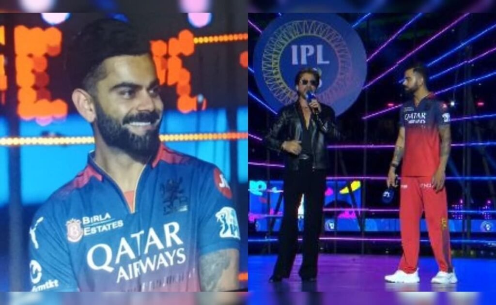 IPL 2025: शाहरुख खान और विराट कोहली नृत्य करने के लिए JHoome Jo Pathan उद्घाटन समारोह के दौरान। घड़ी IPL 2025: शाहरुख खान और विराट कोहली नृत्य करने के लिए JHoome Jo Pathan उद्घाटन समारोह के दौरान। घड़ी