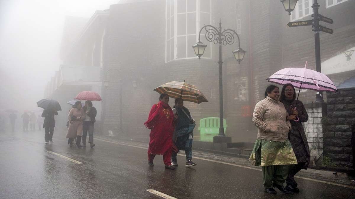 हिमाचल वेदर अपडेट: आईएमडी आज बारिश, हल्की बर्फबारी और आंधी के लिए पीले अलर्ट जारी करता है