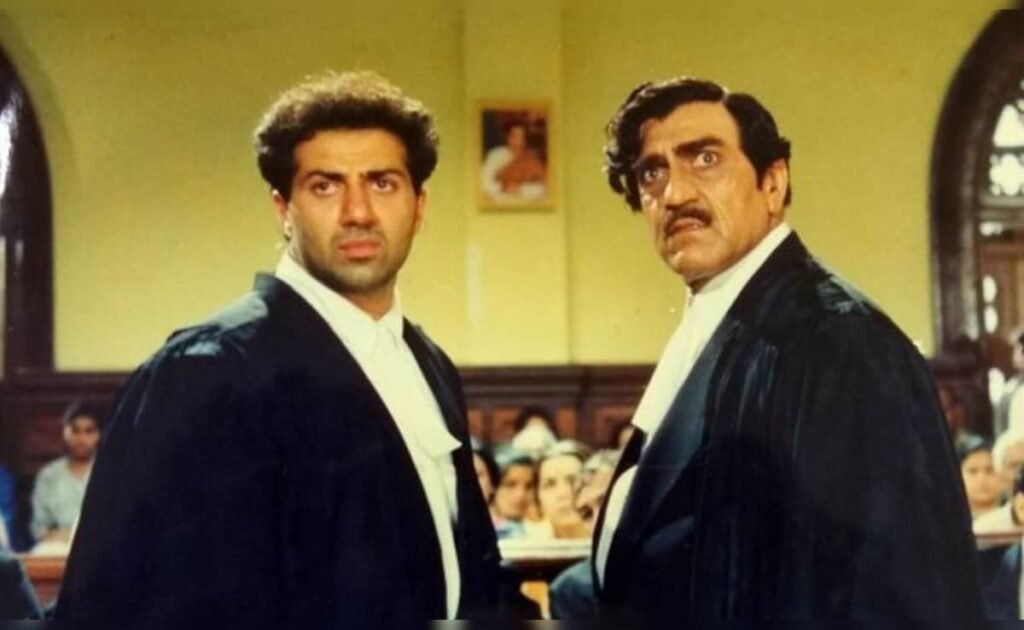 32 साल दामिनीसनी देओल कहती हैं, "एक फिल्म जो शब्दों की तुलना में जोर से दबा देती है," सनी देओल कहती है