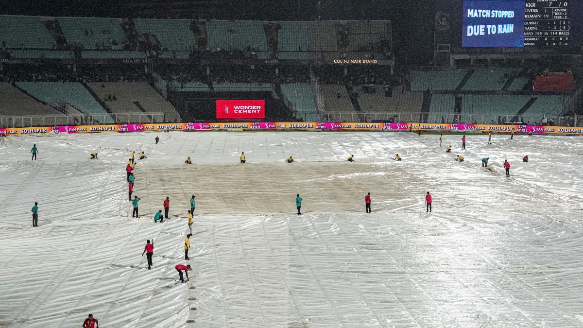 IPL 2025: PBKS-KKR ने कोलकाता में बारिश के रूप में बारिश के रूप में छोड़ दिया