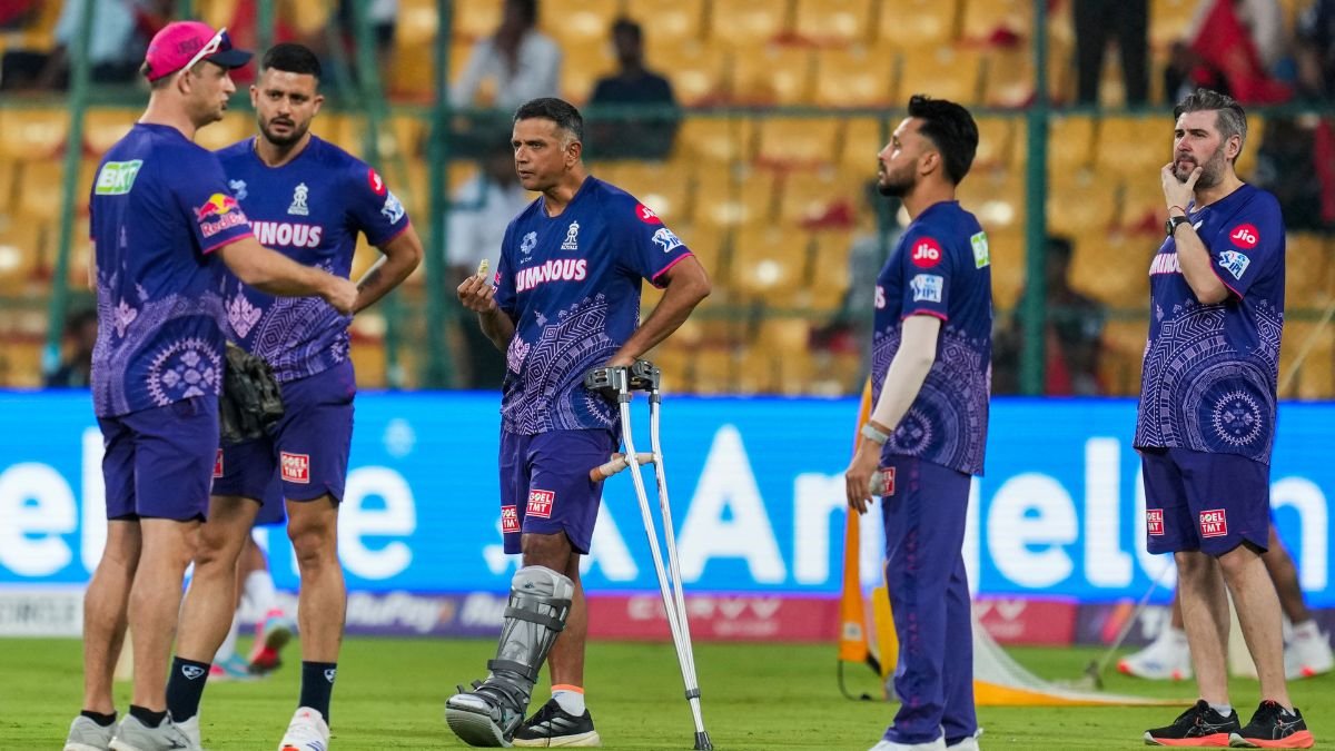 IPL 2025: सुनील गावस्कर ने राहुल द्रविड़ और सह। एक पंक्ति में राजस्थान रॉयल्स के पांचवें नुकसान के बाद