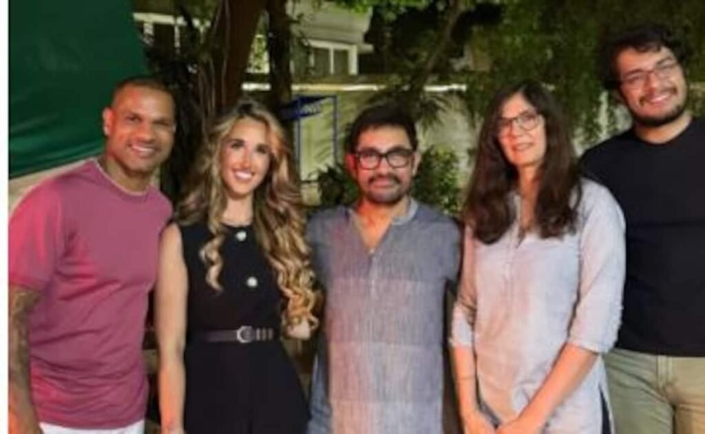 दिन की तस्वीर: आमिर खान, शिखर धवन के साथ प्रेमिका गौरी स्प्रैट और उनकी अफवाह वाली प्रेमिका सोफी शाइन