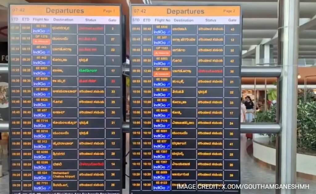 बेंगलुरु हवाई अड्डे के प्रदर्शन बोर्ड पर कोई हिंदी नहीं? शासकीय प्रतिक्रिया बेंगलुरु हवाई अड्डे के प्रदर्शन बोर्ड पर कोई हिंदी नहीं? शासकीय प्रतिक्रिया