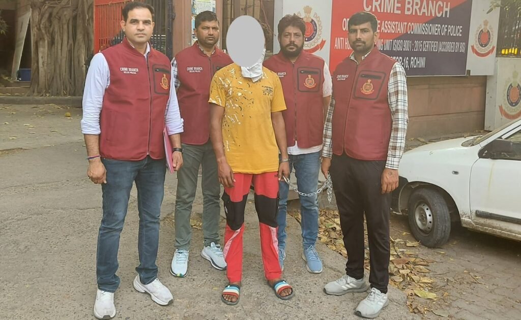 हत्या के आरोपी जिन्होंने दिल्ली पुलिस द्वारा 600 किलोमीटर का पीछा करने के बाद जमानत को गिरफ्तार किया