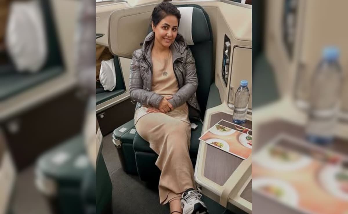 कैंसर से जूझ रहे हिना खान, दक्षिण कोरिया के लिए "अत्यधिक रोमांचक यात्रा" के लिए निकलता है