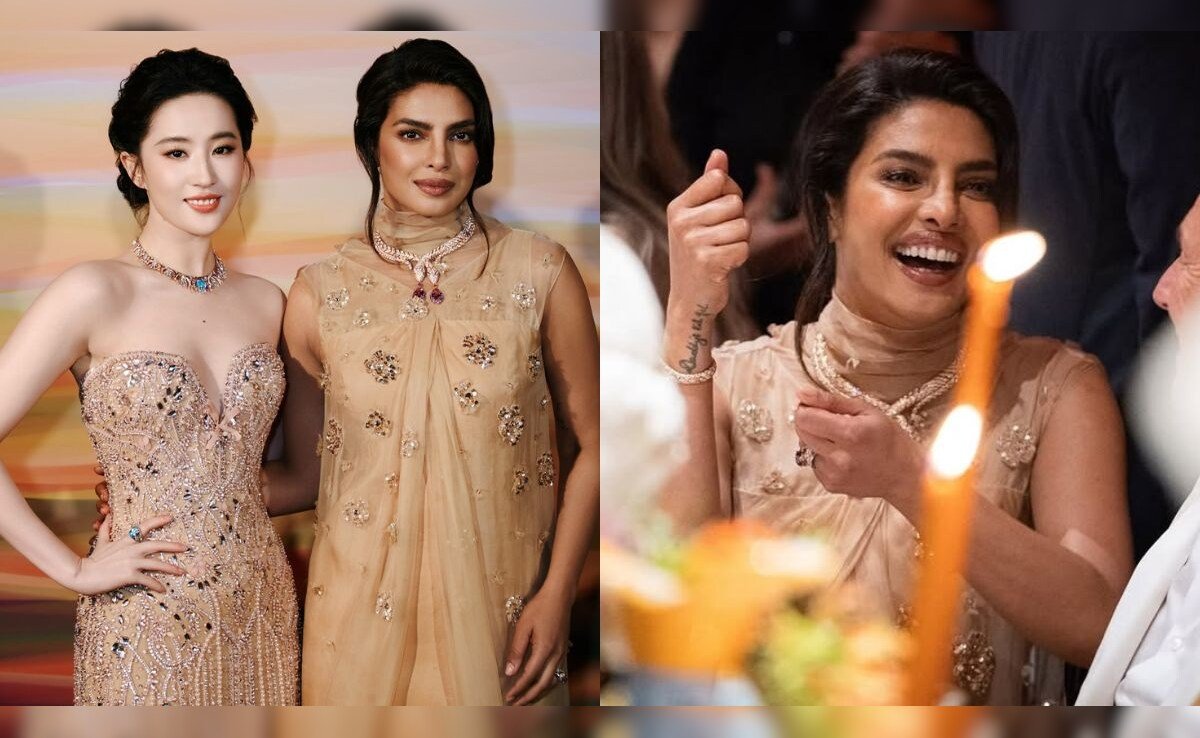 पिक्स में: प्रियंका चोपड़ा ने इटली में Bvlgari इवेंट में चीनी अभिनेत्री लियू यिफी के साथ एक मुद्रा बनाई