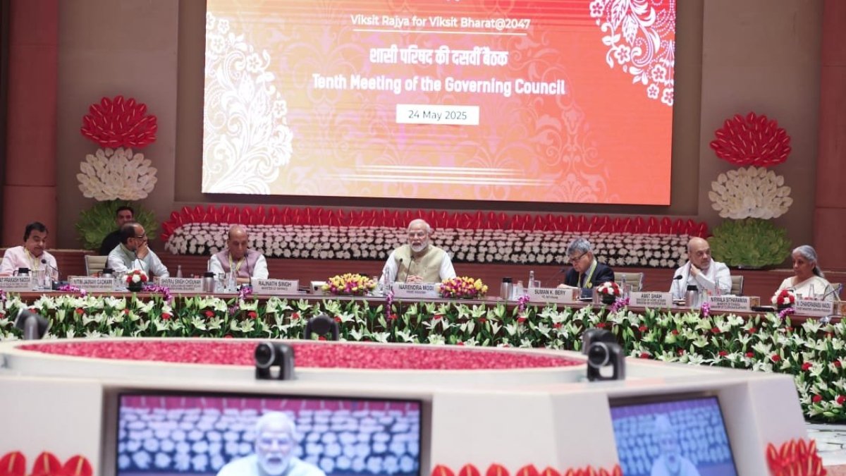 पीएम मोदी की कुर्सियां ​​नती अयोग मीटिंग, राज्यों से '2047 तक भारत विक्सित बनाने पर ध्यान केंद्रित करने के लिए कहती हैं'
