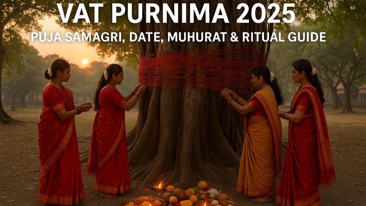 10 जून 2025 को वैट पूर्णिमा: वट पूर्णिमा मुहुरत, पूजा सामगरी और अनुष्ठान