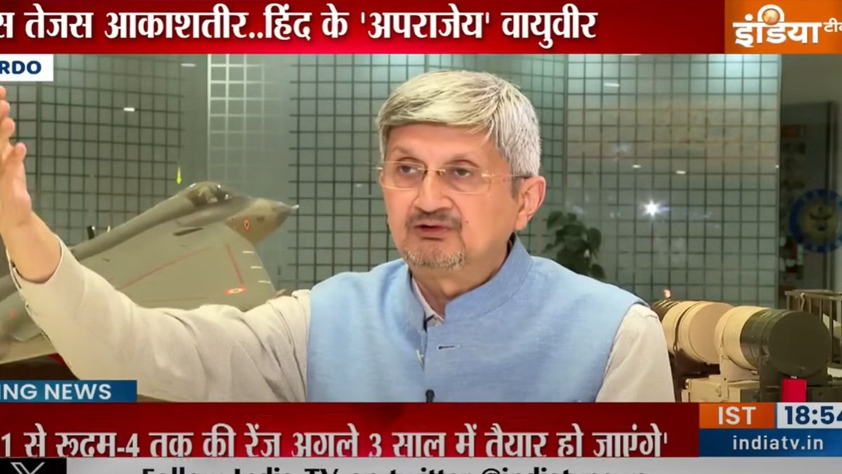 भारत टीवी अनन्य: आयरन डोम जैसे स्तरित रक्षा प्रणालियों पर काम चल रहा है, डीआरडीओ चीफ कहते हैं