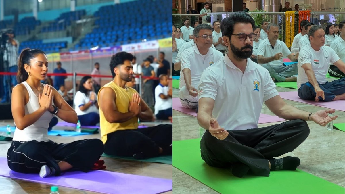 राजकुमार राव से राकुल प्रीत सिंह, यहां बताया गया है कि कैसे बॉलीवुड सेलेब्स ने अंतर्राष्ट्रीय योग दिवस मनाया