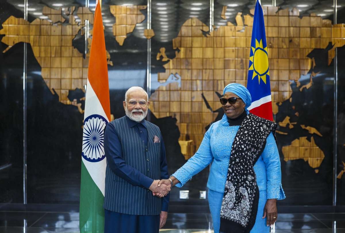 पीएम मोदी ने नामीबिया के सर्वोच्च नागरिक सम्मान से सम्मानित किया, इसे दोनों देशों के लोगों को समर्पित करता है वीडियो
