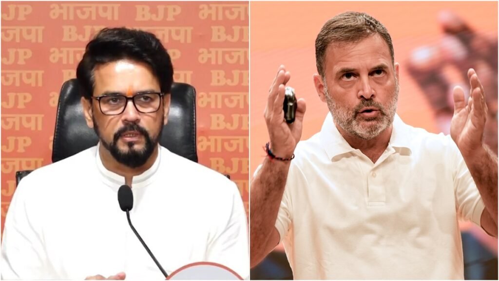 'राहुल गांधी भारत में नेपाल जैसी अशांति पैदा करना चाहते हैं': भाजपा ने वोट चोर चार्ज पर वापस हिट किया