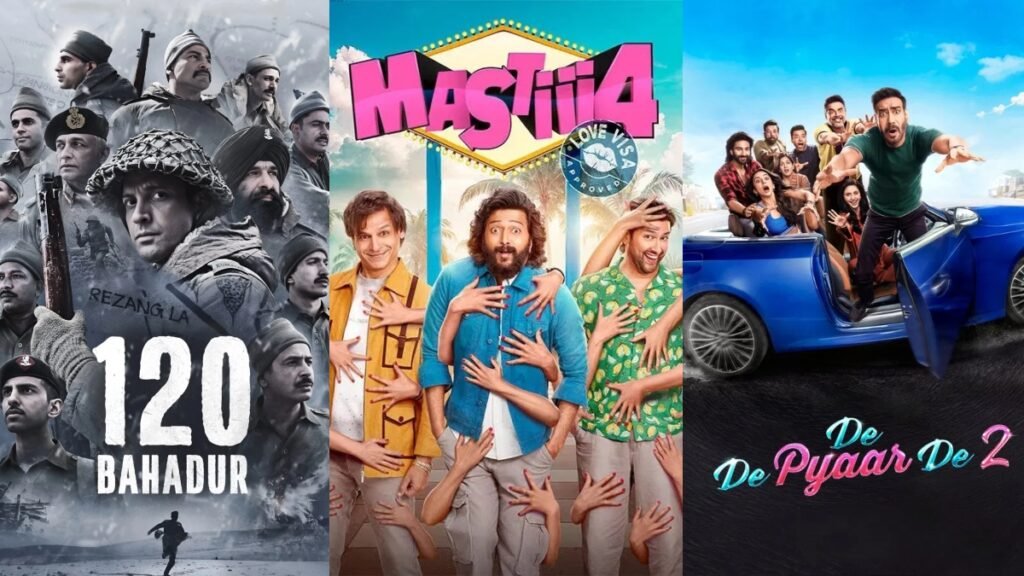 बॉक्स ऑफिस रिपोर्ट [November 22, 2025]: 120 बहादुर, मस्ती 4, दे दे प्यार दे 2 की शनिवार की कमाई