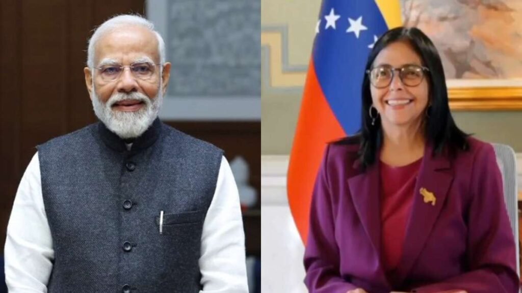 पीएम मोदी ने कार्यवाहक राष्ट्रपति डेल्सी रोड्रिगेज के साथ फोन पर भारत-वेनेजुएला द्विपक्षीय संबंधों पर चर्चा की पीएम मोदी ने कार्यवाहक राष्ट्रपति डेल्सी रोड्रिगेज के साथ फोन पर भारत-वेनेजुएला द्विपक्षीय संबंधों पर चर्चा की