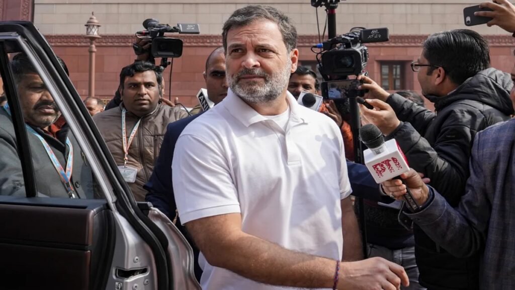 पीएम मोदी ने ट्रम्प के दबाव में भारत-अमेरिका व्यापार समझौते पर हस्ताक्षर किए: संसद के बाहर राहुल गांधी पीएम मोदी ने ट्रम्प के दबाव में भारत-अमेरिका व्यापार समझौते पर हस्ताक्षर किए: संसद के बाहर राहुल गांधी
