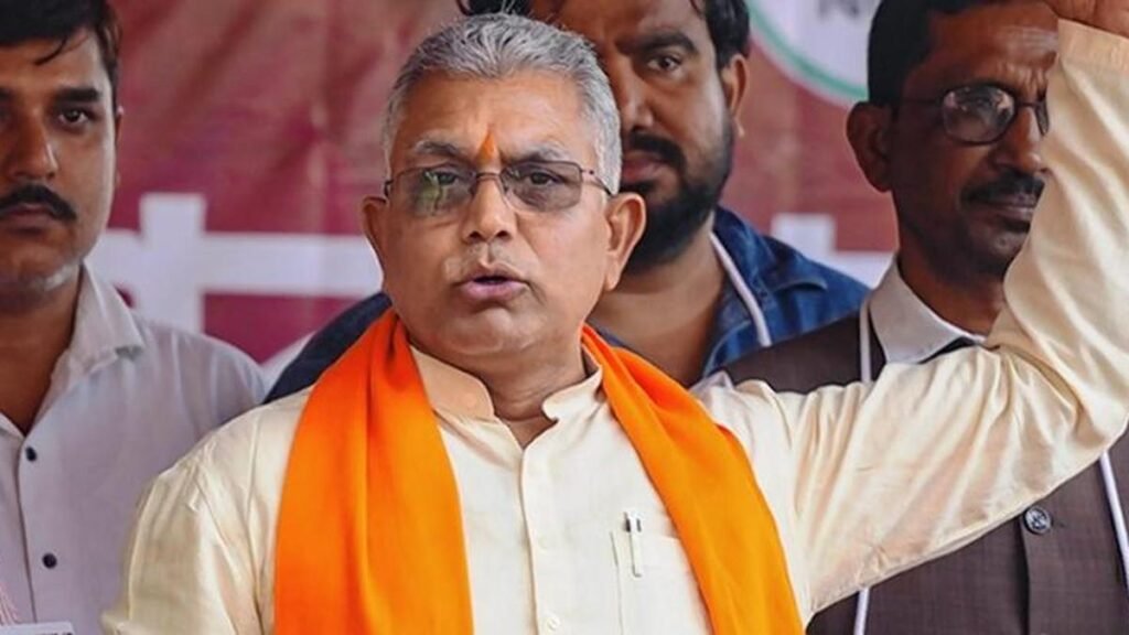 पश्चिम बंगाल विधानसभा चुनाव: दिलीप घोष का कहना है कि बीजेपी ने भबनीपुर से सुवेंदु को उम्मीदवार बनाकर ममता को उनकी सीट पर 'फंसाया'