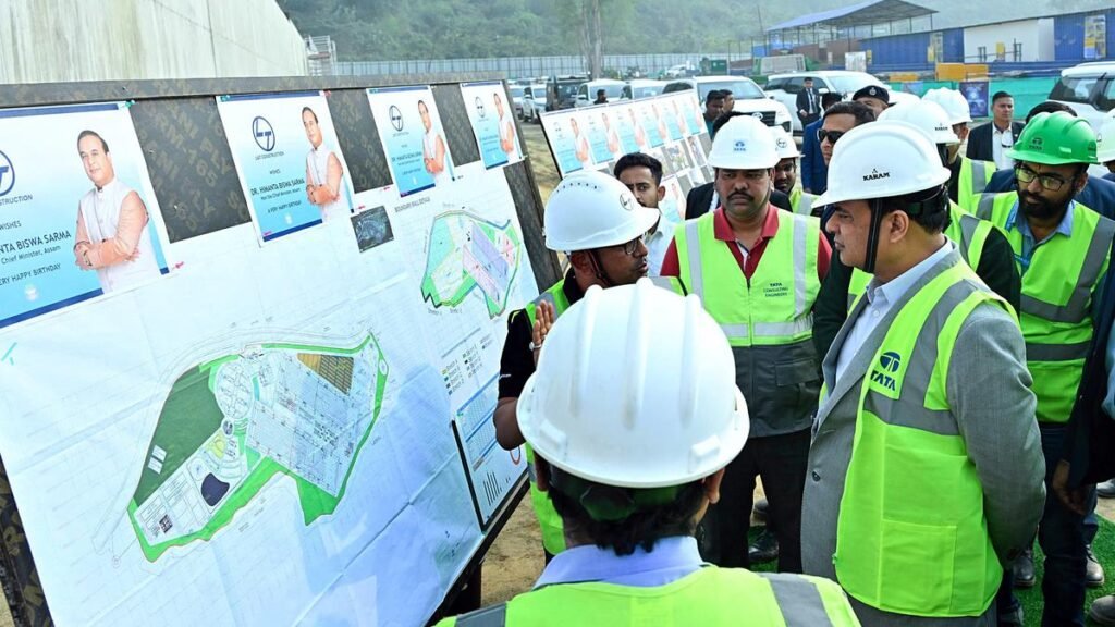 असम का शहर भाजपा के विकास प्रदर्शन की सवारी करता है असम का शहर भाजपा के विकास प्रदर्शन की सवारी करता है