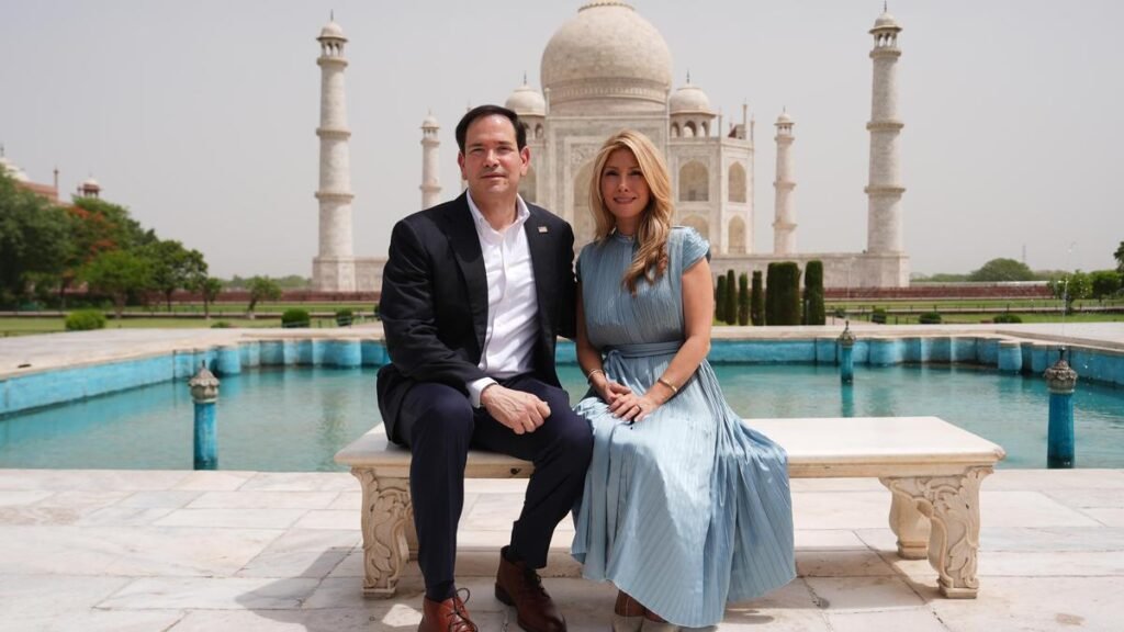 रुबियो ने क्वाड बैठक से पहले ताज महल, अंबर किले का दौरा किया रुबियो ने क्वाड बैठक से पहले ताज महल, अंबर किले का दौरा किया