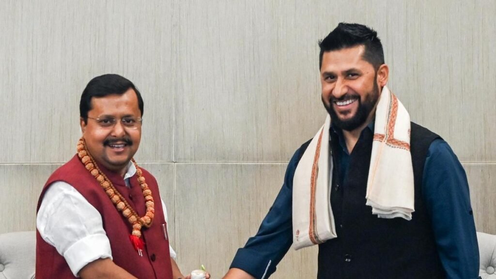 नेपाल के सत्तारूढ़ आरएसपी प्रमुख ने भाजपा अध्यक्ष नितिन नबीन से मुलाकात की; पार्टी के काम के बारे में पूछताछ की नेपाल के सत्तारूढ़ आरएसपी प्रमुख ने भाजपा अध्यक्ष नितिन नबीन से मुलाकात की; पार्टी के काम के बारे में पूछताछ की