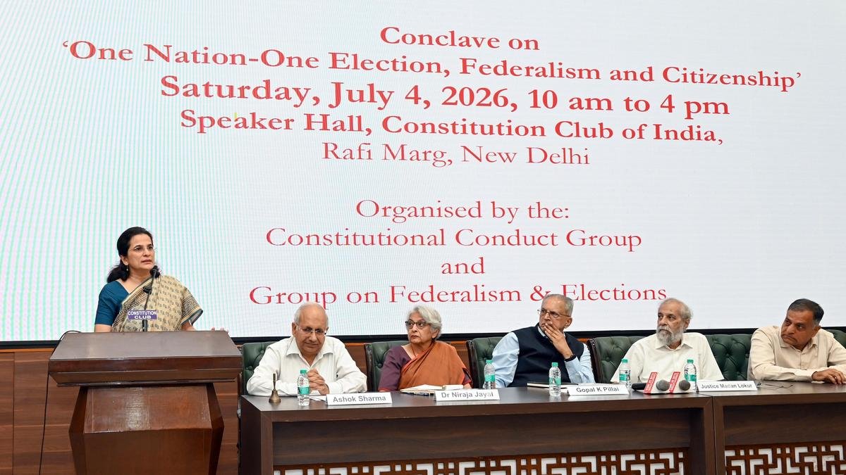 'एक राष्ट्र, एक चुनाव पहल से देश का संघीय समझौता टूट जाएगा'