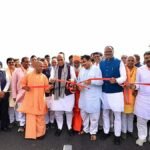 केंद्रीय मंत्री राजनाथ, गडकरी ने लखनऊ-कानपुर एक्सप्रेसवे का उद्घाटन किया