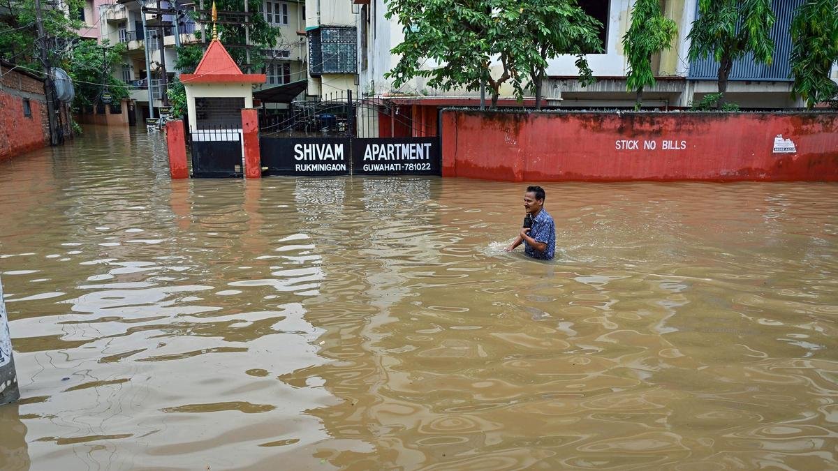 बाढ़ प्रभावित 25% जिले पहुंच से बाहर: असम सीएम