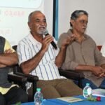 वन्यजीव फिल्म निर्माता कृपाकारा, सेनानी ने वांगचुक, जलवायु परिवर्तन, शिवमोग्गा में विकास पर छात्रों के साथ बातचीत की