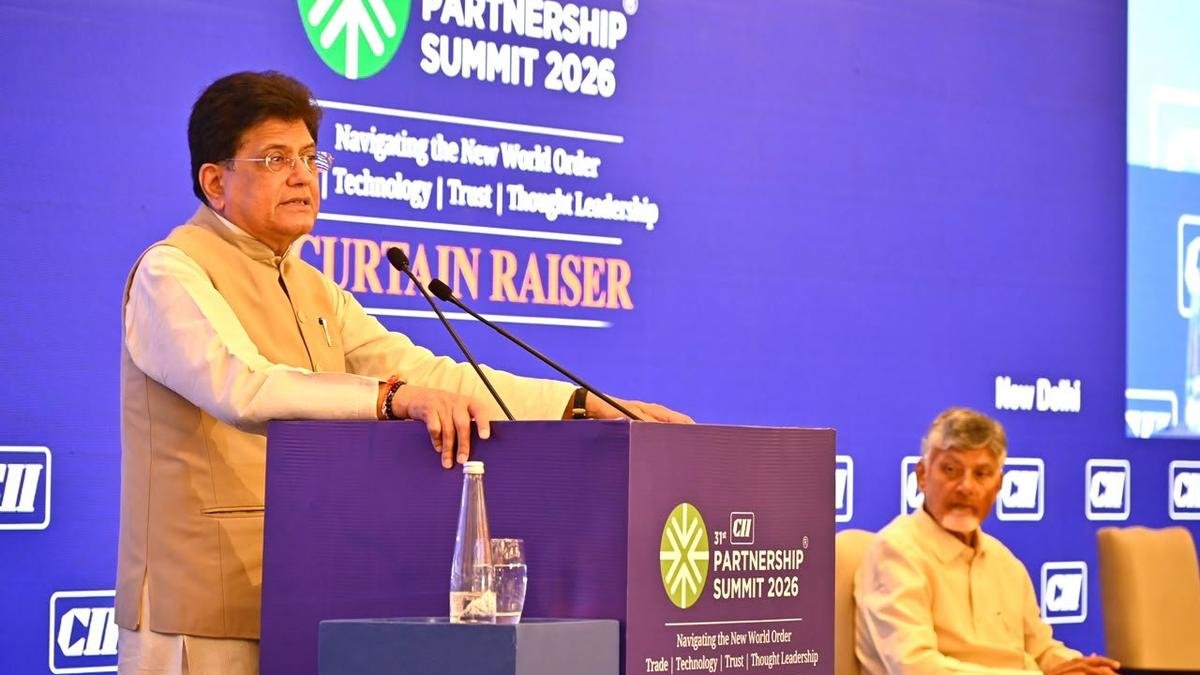 पीयूष गोयल ने सीआईआई कर्टेन रेज़र में आंध्र की निवेश पिच का समर्थन किया; नायडू ने समझौतों में ₹22 लाख करोड़ का हवाला दिया