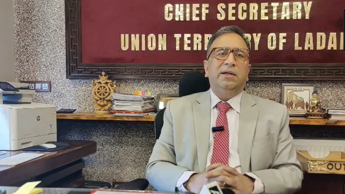 लद्दाख के मुख्य सचिव ने कहा, केंद्र क्षेत्र की मांगों को पूरा करने के लिए प्रतिबद्ध है